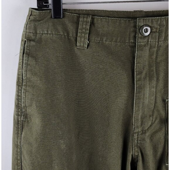 Free Knight Pants Mens 30 Cargo Tactical US Army Military Zipper Olive Green - Picture 3 of 13